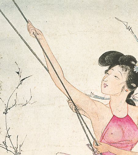 太仓-胡也佛的仕女画和最知名的金瓶梅秘戏图